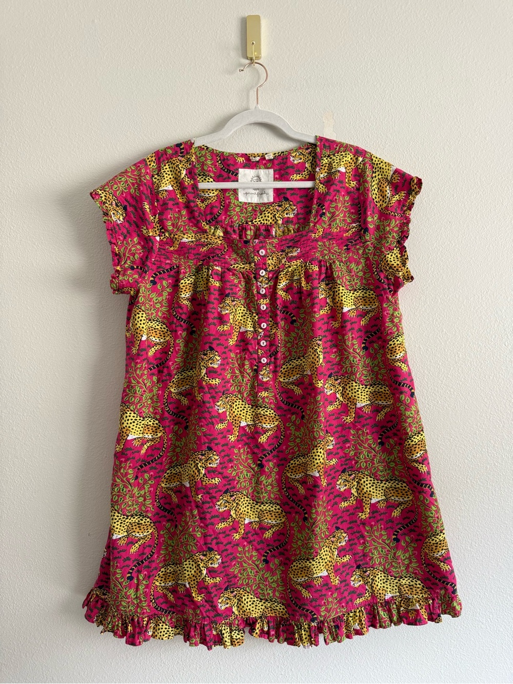 Printfresh Sleep Shirt in Tiger Queen Nightgown Size L - Picture 5 of 9
